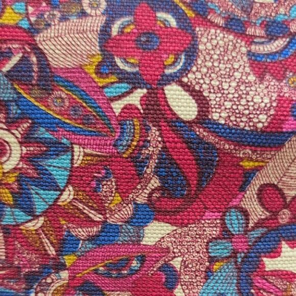 Sakroots Ryder Crochet Canvas Crescent Crossbody Shoulder Bag Boho Scandi Girl - Picture 13 of 13